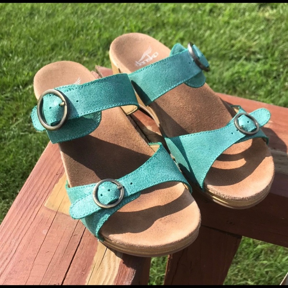 Tansko turquoise Manda Sandals 41
